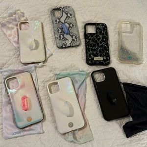 11 pro 5 loopy cases 1 lumee 1 casemate